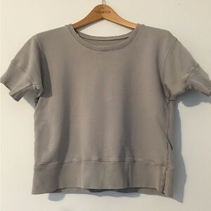 Tee Lab short sleeve distressed sweatshirt
